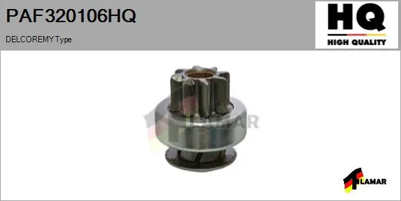 Pinion, starter (PAF320106HQ)