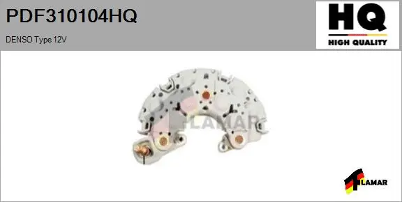 Rectifier, alternator (PDF310104HQ)
