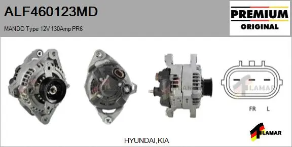 Alternator (ALF460123MD)