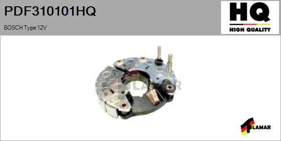 Rectifier, alternator (PDF310101HQ)