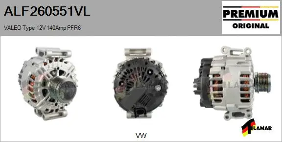 Alternator (ALF260551VL)