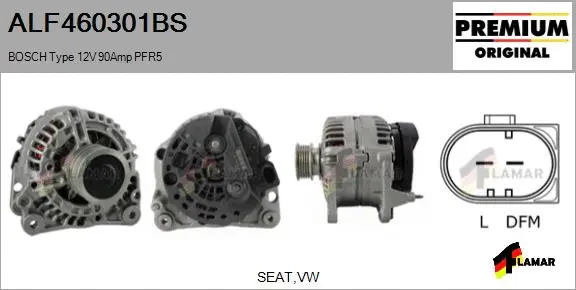 Alternator (ALF460301BS)