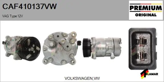 Compressor, air conditioning (CAF410137VW)