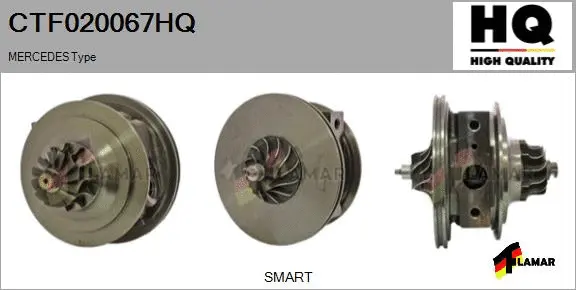 Core assembly, turbocharger (CTF020067HQ)