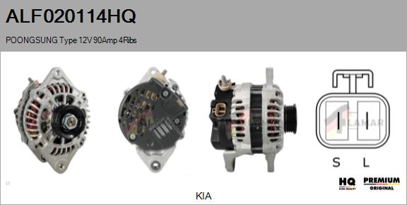 Alternator (ALF020114HQ)