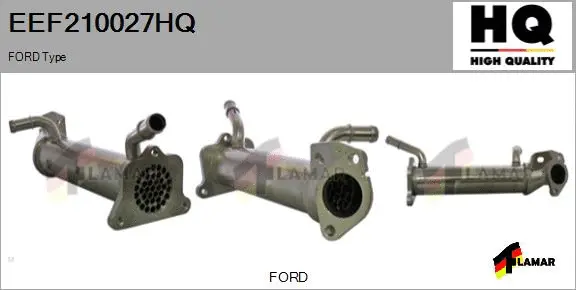 Cooler, exhaust gas recirculation (EEF210027HQ)