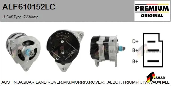 Alternator (ALF610152LC)