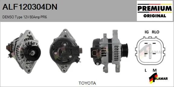 Alternator (ALF120304DN)