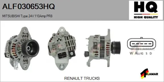 Alternator (ALF030653HQ)