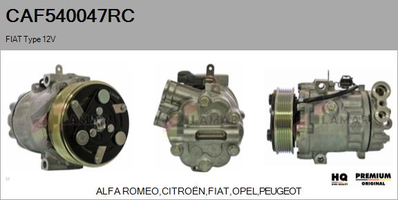 Compressor, air conditioning (CAF540047RC)