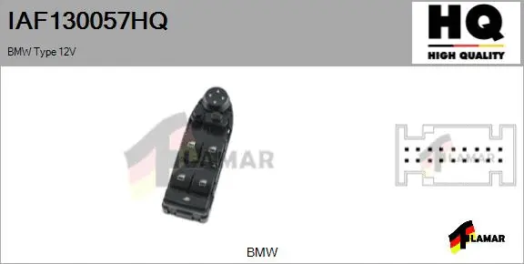 Switch, window regulator (IAF130057HQ)