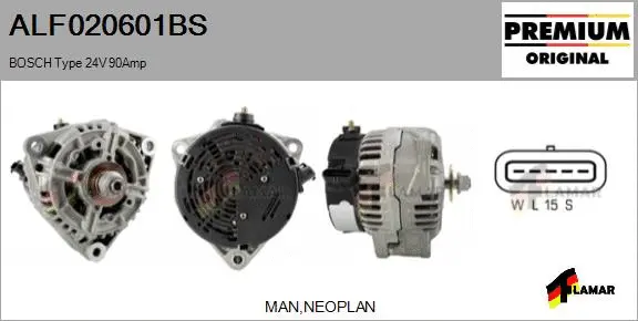 Alternator (ALF020601BS)