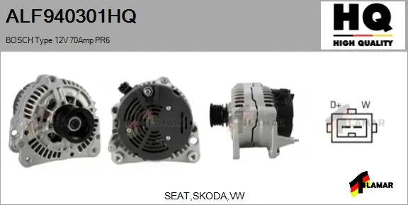 Alternator (ALF940301HQ)