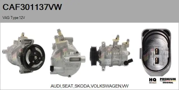 Compressor, air conditioning (CAF301137VW)