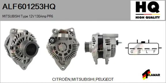 Alternator (ALF601253HQ)