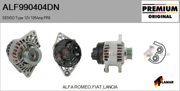 Alternator (ALF990404DN)
