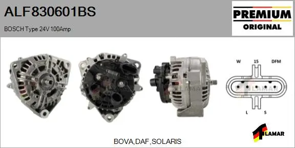 Alternator (ALF830601BS)