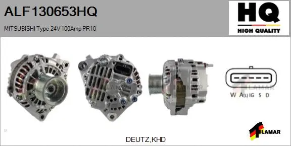 Alternator (ALF130653HQ)