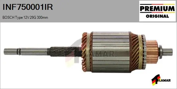 Armature, starter (INF750001IR)