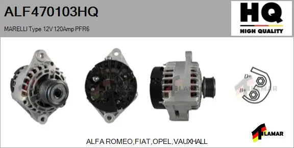 Alternator (ALF470103HQ)