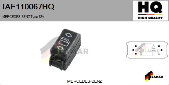 Switch, window regulator (IAF110067HQ)