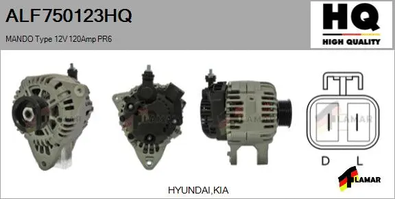 Alternator (ALF750123HQ)