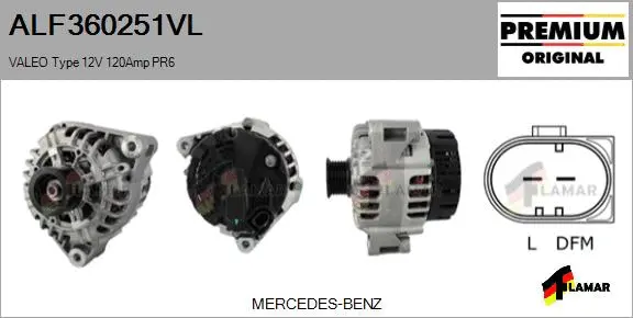 Alternator (ALF360251VL)