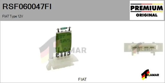 Resistor, interior blower (RSF060047FI)