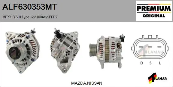 Alternator (ALF630353MT)