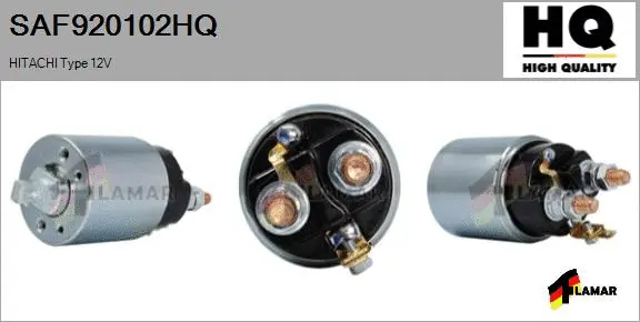 Solenoid Switch, starter (SAF920102HQ)