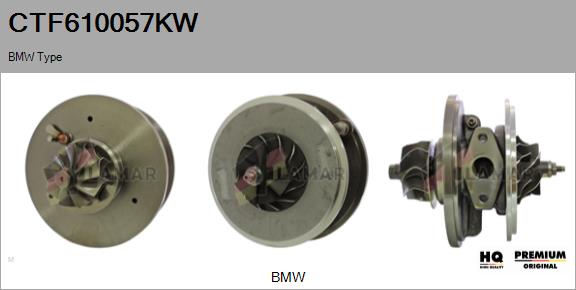 Core assembly, turbocharger (CTF610057KW)