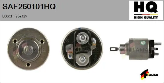 Solenoid Switch, starter (SAF260101HQ)
