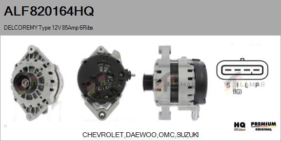 Alternator (ALF820164HQ)