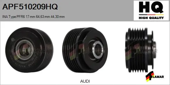 Belt Pulley, alternator (APF510209HQ)