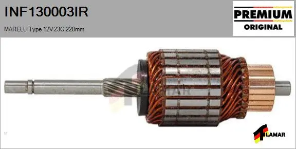 Armature, starter (INF130003IR)