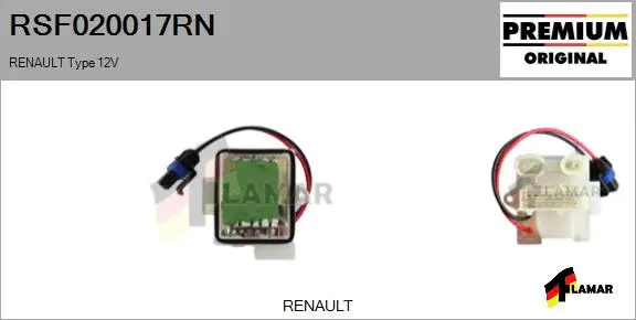 Resistor, interior blower (RSF020017RN)