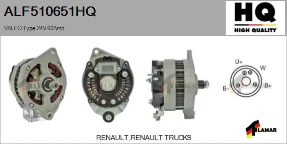 Alternator (ALF510651HQ)