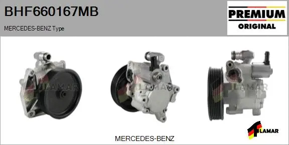 Hydraulic Pump, steering (BHF660167MB)