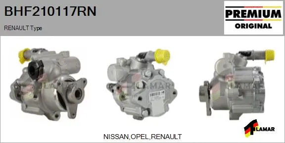 Hydraulic Pump, steering (BHF210117RN)