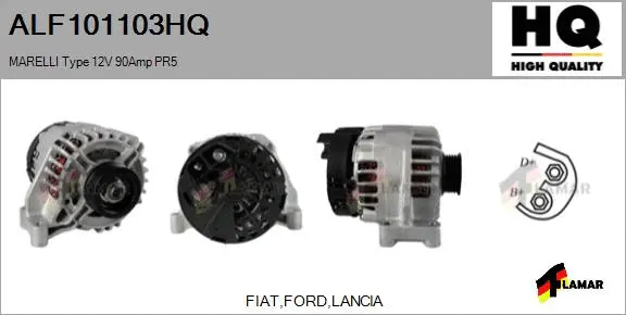 Alternator (ALF101103HQ)