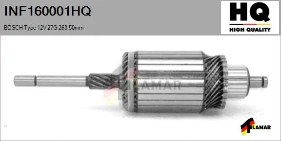 Armature, starter (INF160001HQ)