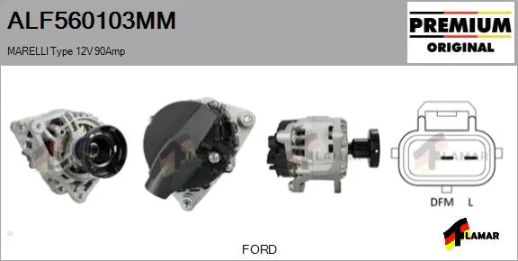 Alternator (ALF560103MM)