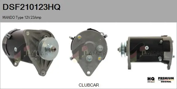 Alternator, starter (DSF210123HQ)