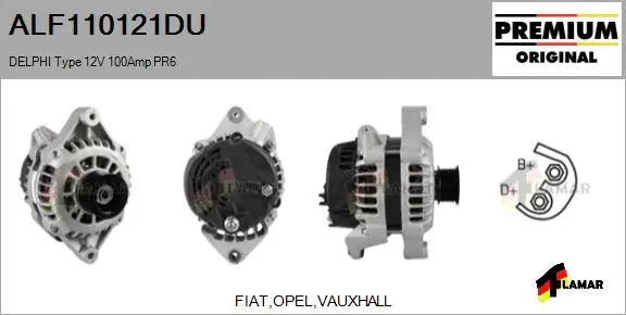 Alternator (ALF110121DU)