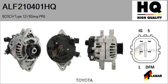 Alternator (ALF210401HQ)