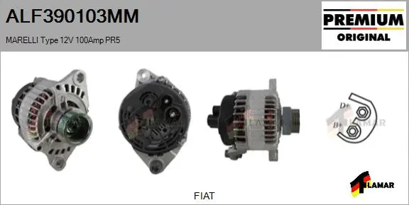 Alternator (ALF390103MM)