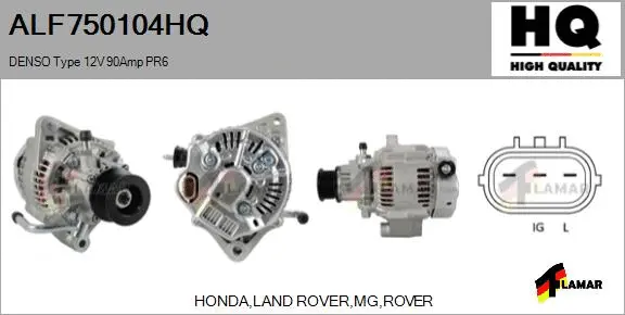 Alternator (ALF750104HQ)