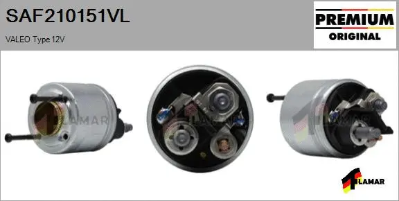 Solenoid Switch, starter (SAF210151VL)