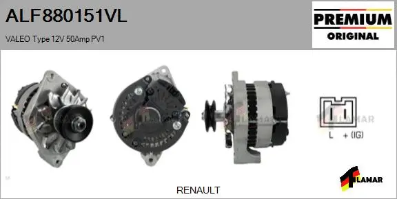 Alternator (ALF880151VL)