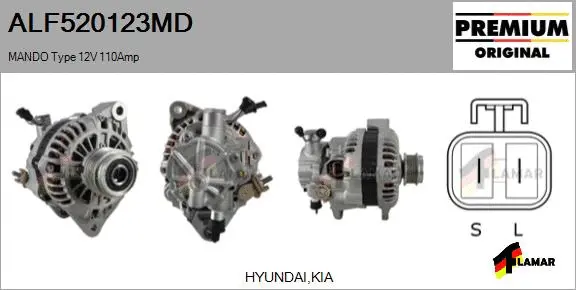 Alternator (ALF520123MD)